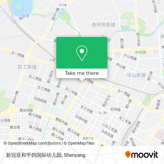 新冠亚和平鸽国际幼儿园 map