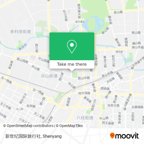 新世纪国际旅行社 map