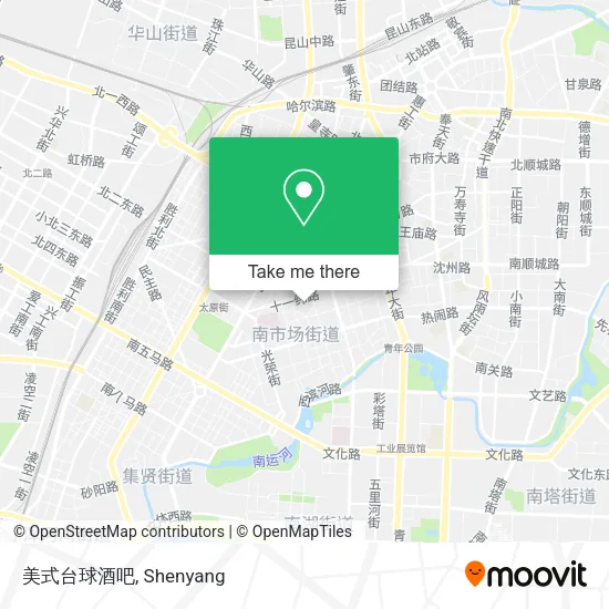 美式台球酒吧 map