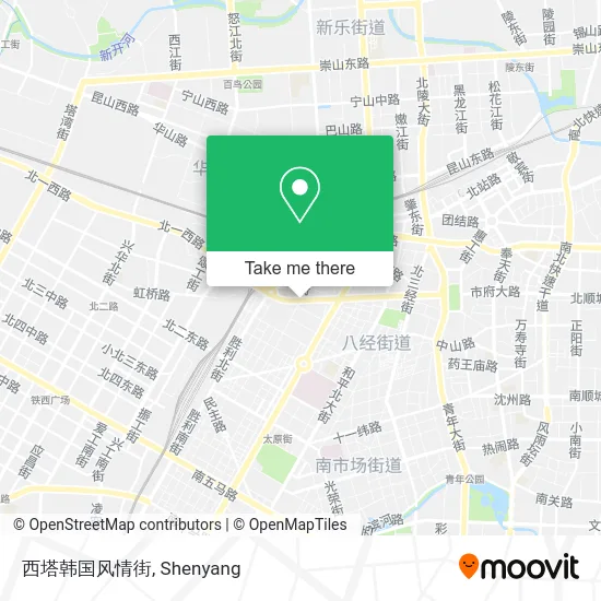 西塔韩国风情街 map