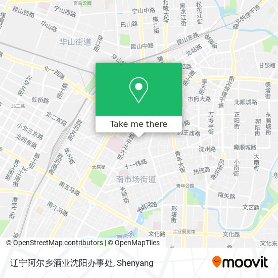 辽宁阿尔乡酒业沈阳办事处 map