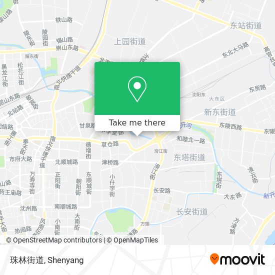 珠林街道 map