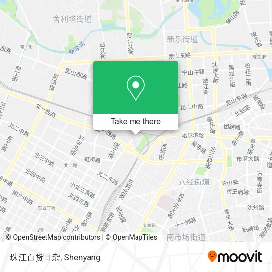 珠江百货日杂 map
