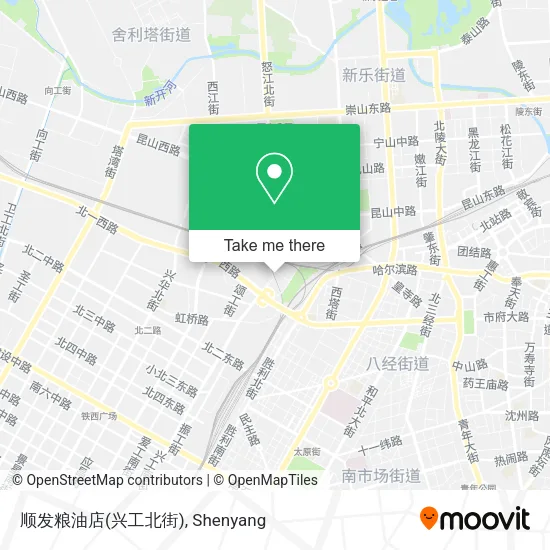 顺发粮油店(兴工北街) map