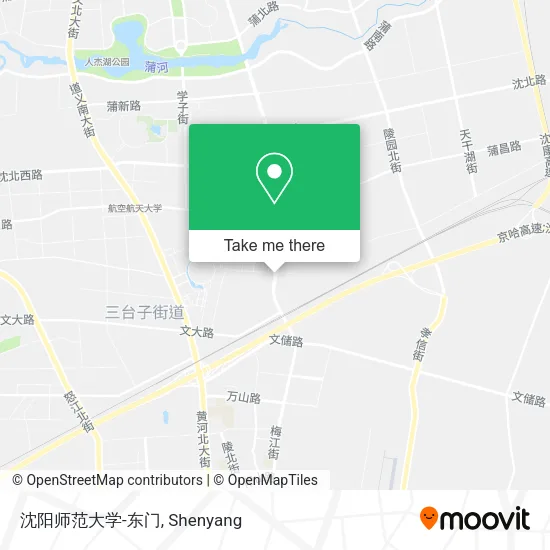 沈阳师范大学-东门 map