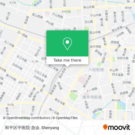 和平区中医院-急诊 map