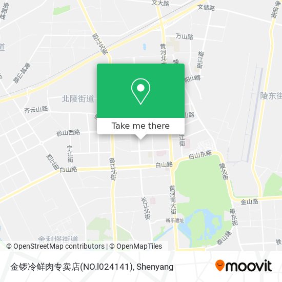 金锣冷鲜肉专卖店(NO.l024141) map