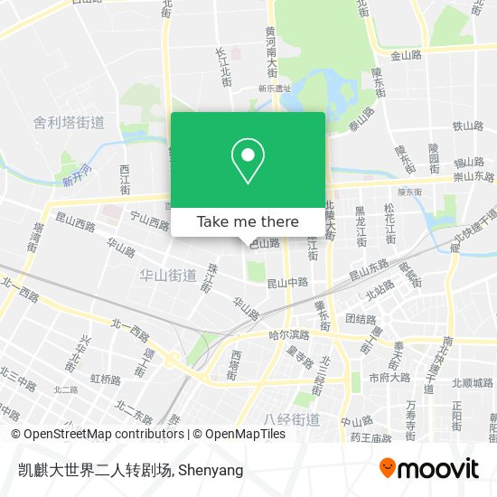 凯麒大世界二人转剧场 map