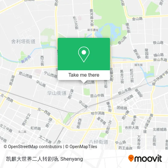 凯麒大世界二人转剧场 map