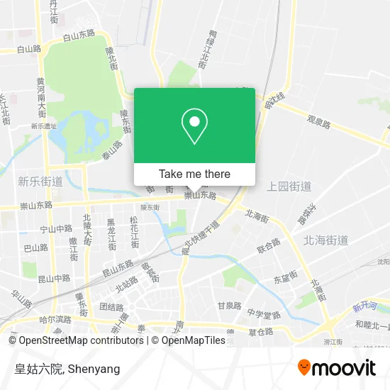 皇姑六院 map