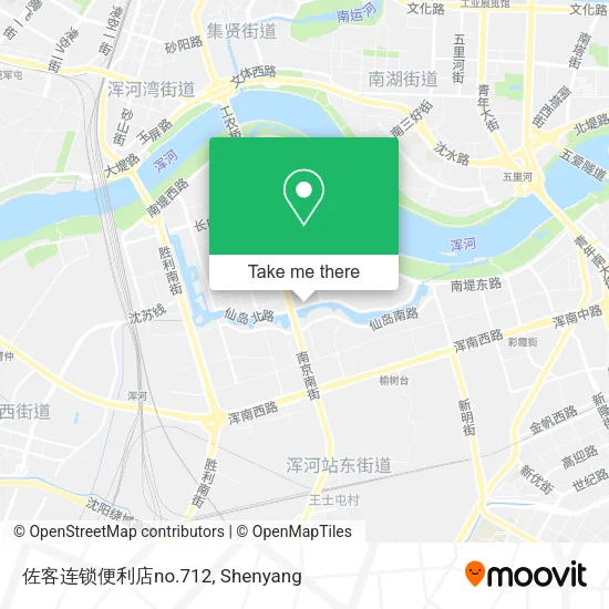 佐客连锁便利店no.712 map