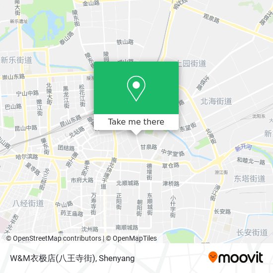 W&M衣极店(八王寺街) map