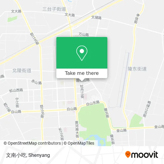 文南小吃 map