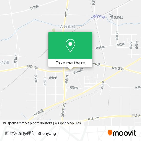 圆封汽车修理部 map