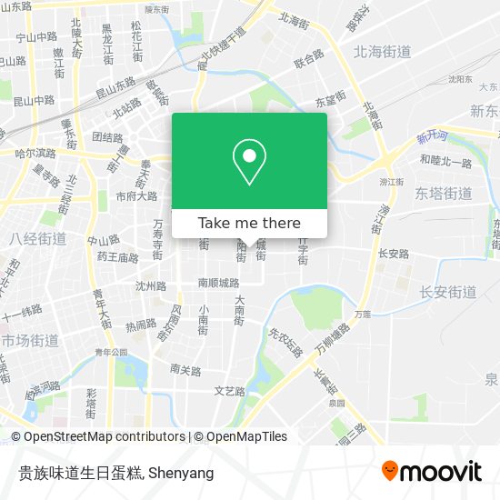 贵族味道生日蛋糕 map