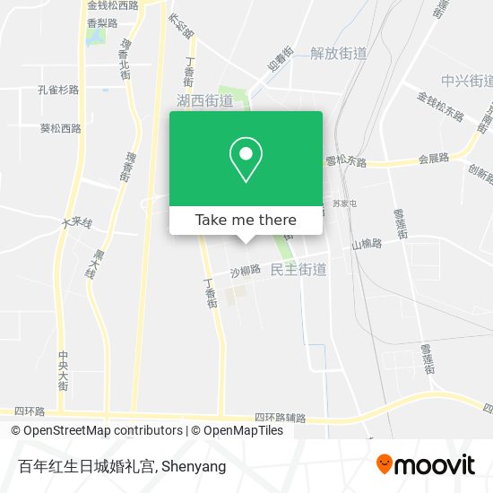 百年红生日城婚礼宫 map