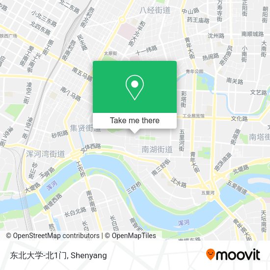 东北大学-北1门 map