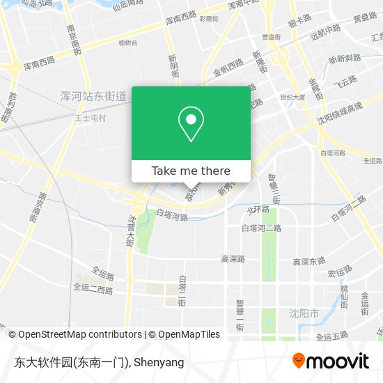东大软件园(东南一门) map