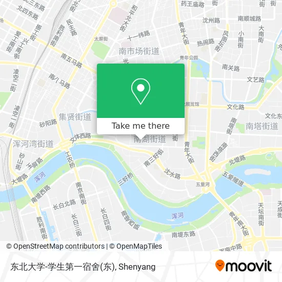 东北大学-学生第一宿舍 map