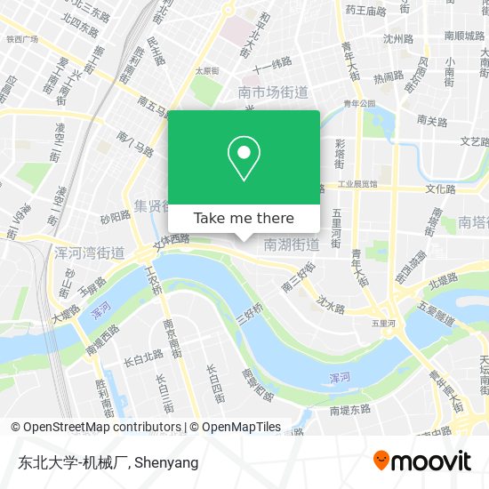 东北大学-机械厂 map