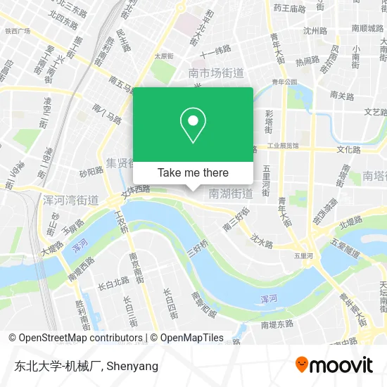 东北大学-机械厂 map