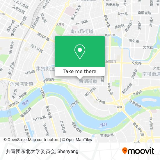 共青团东北大学委员会 map