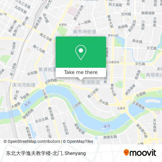 东北大学逸夫教学楼-北门 map