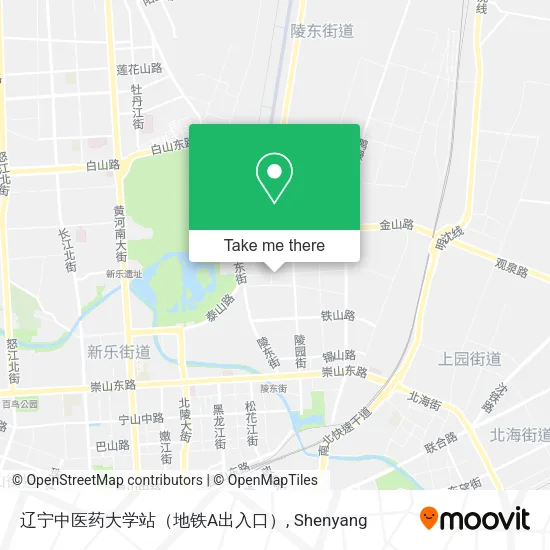 辽宁中医药大学站（地铁A出入口） map