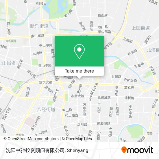 沈阳中驰投资顾问有限公司 map