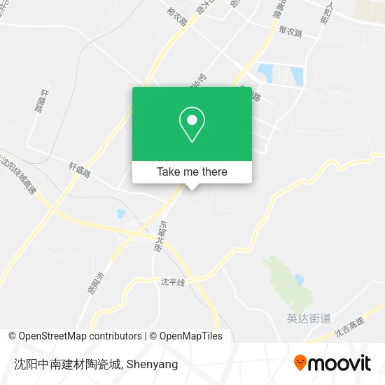 沈阳中南建材陶瓷城 map
