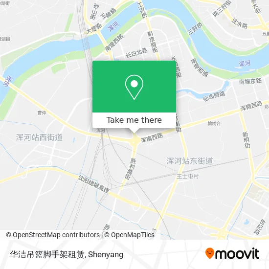 华洁吊篮脚手架租赁 map