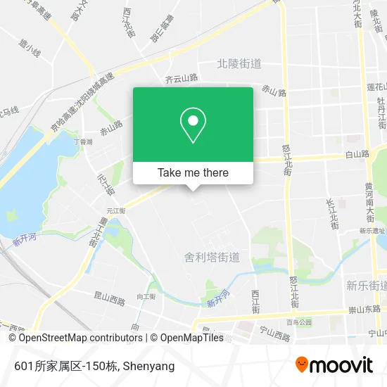 601所家属区-150栋 map