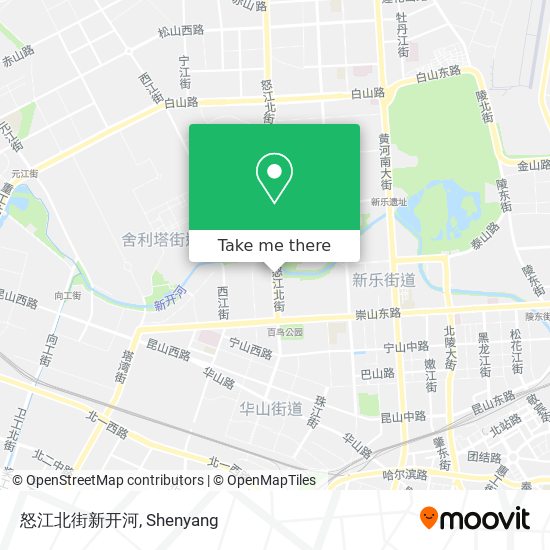 怒江北街新开河 map