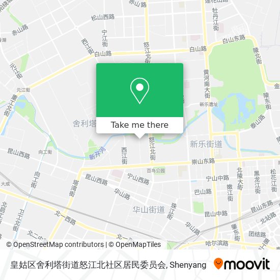 皇姑区舍利塔街道怒江北社区居民委员会 map