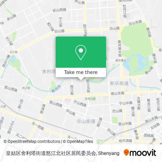皇姑区舍利塔街道怒江北社区居民委员会 map