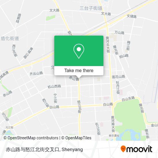 赤山路与怒江北街交叉口 map