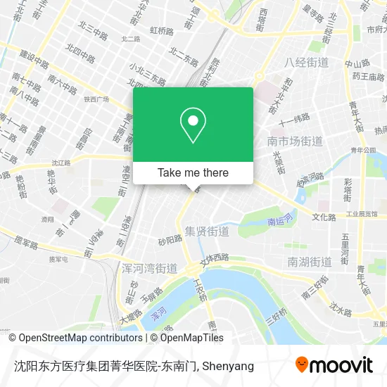 沈阳东方医疗集团菁华医院-东南门 map