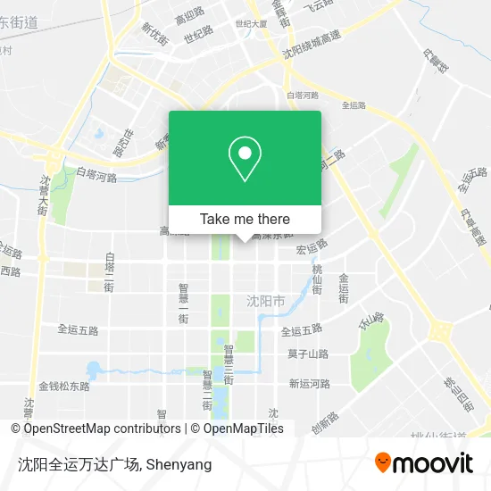 沈阳全运万达广场 map