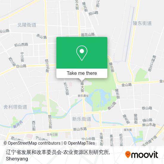 辽宁省发展和改革委员会-农业资源区别研究所 map