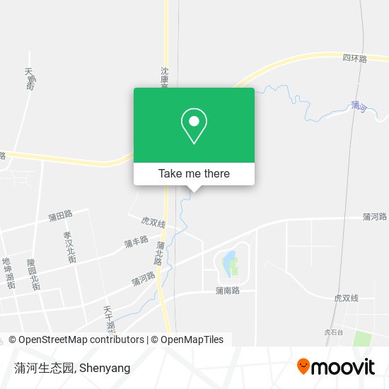 蒲河生态园 map