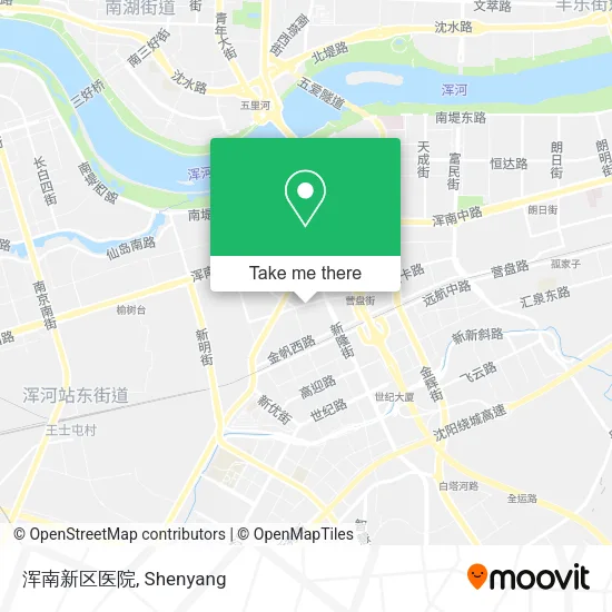 浑南新区医院 map