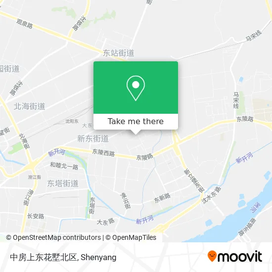 中房上东花墅北区 map