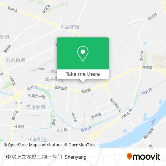 中房上东花墅三期一号门 map