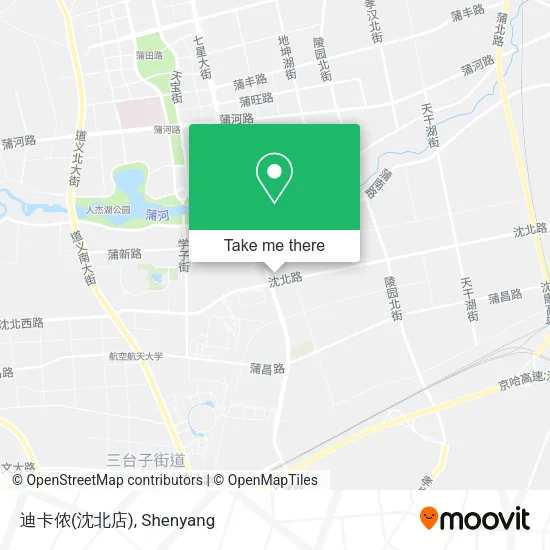 迪卡侬(沈北店) map