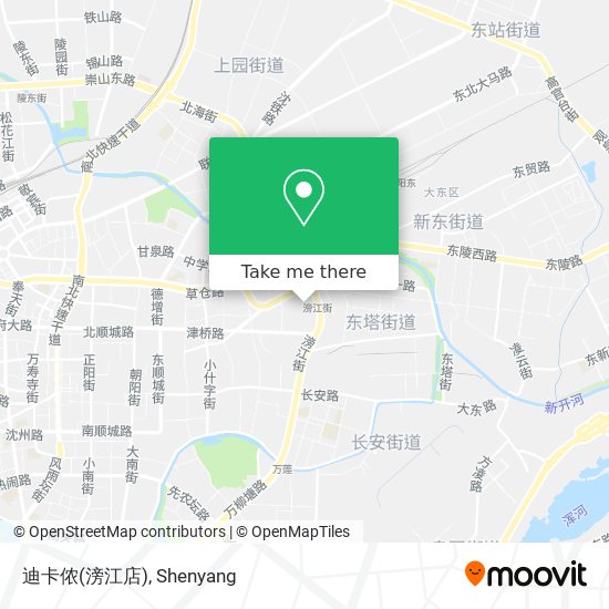迪卡侬(滂江店) map