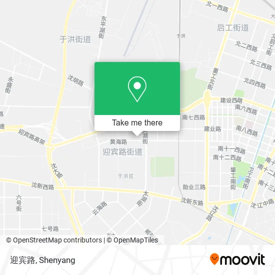 迎宾路 map