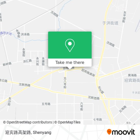 迎宾路高架路 map