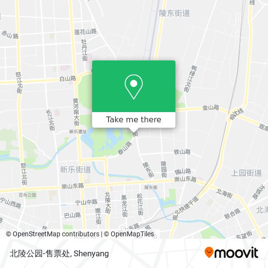 北陵公园-售票处 map