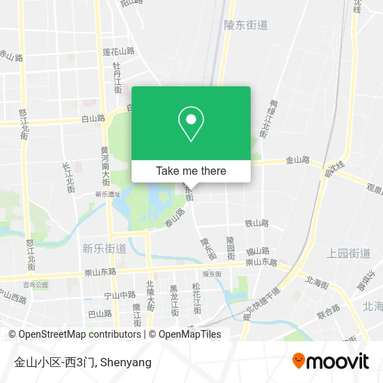 金山小区-西3门 map