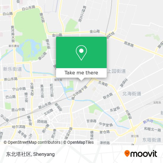东北塔社区 map